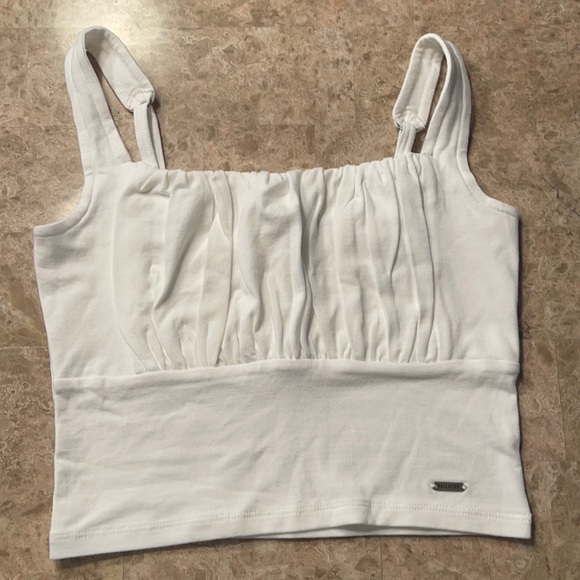 Hollister Tops - hollister ruched tank top